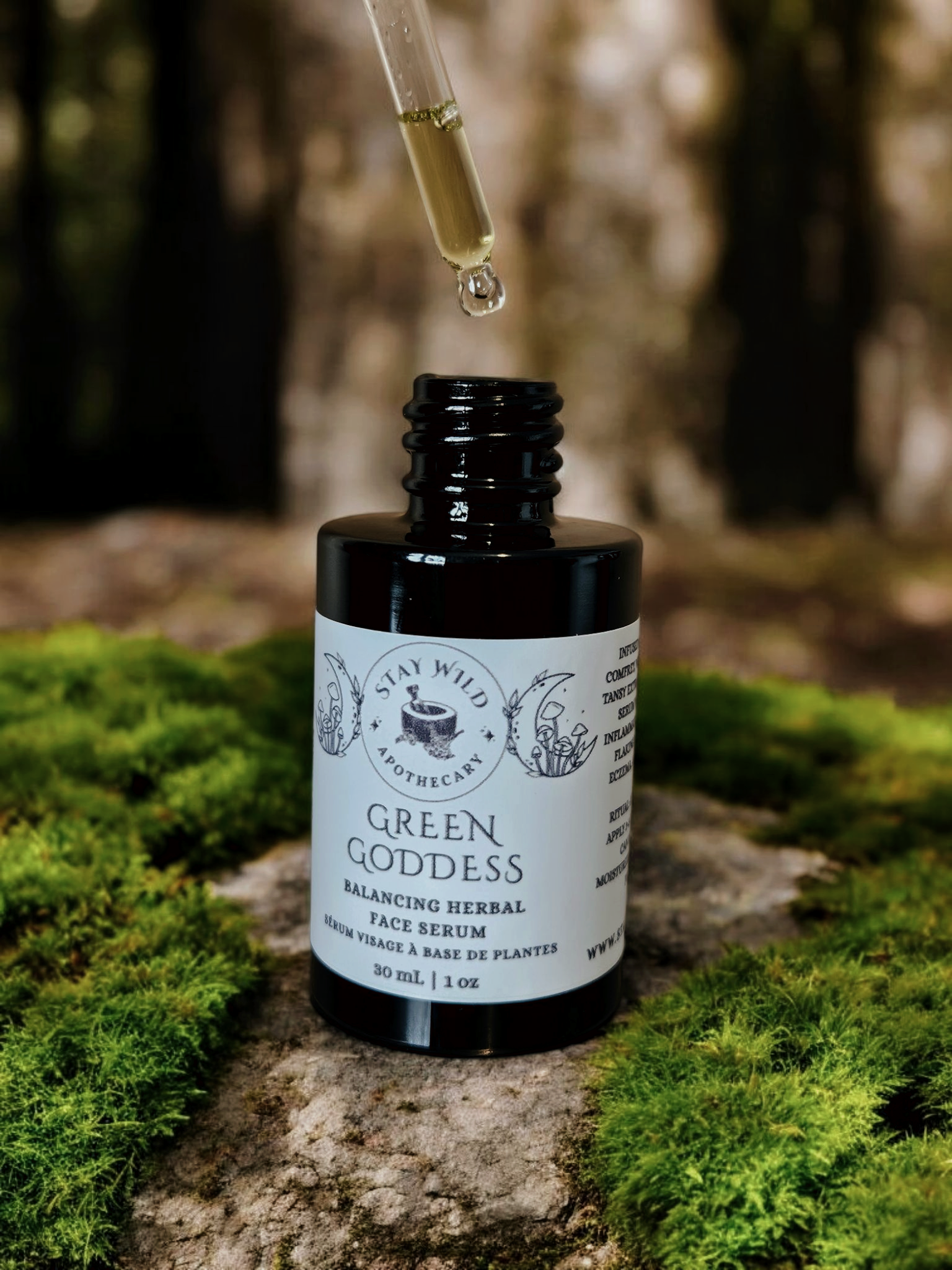 Green Goddess Herbal Face Serum