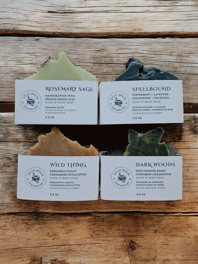 Set of 4 Full Size Soaps- Men's Bestsellers
