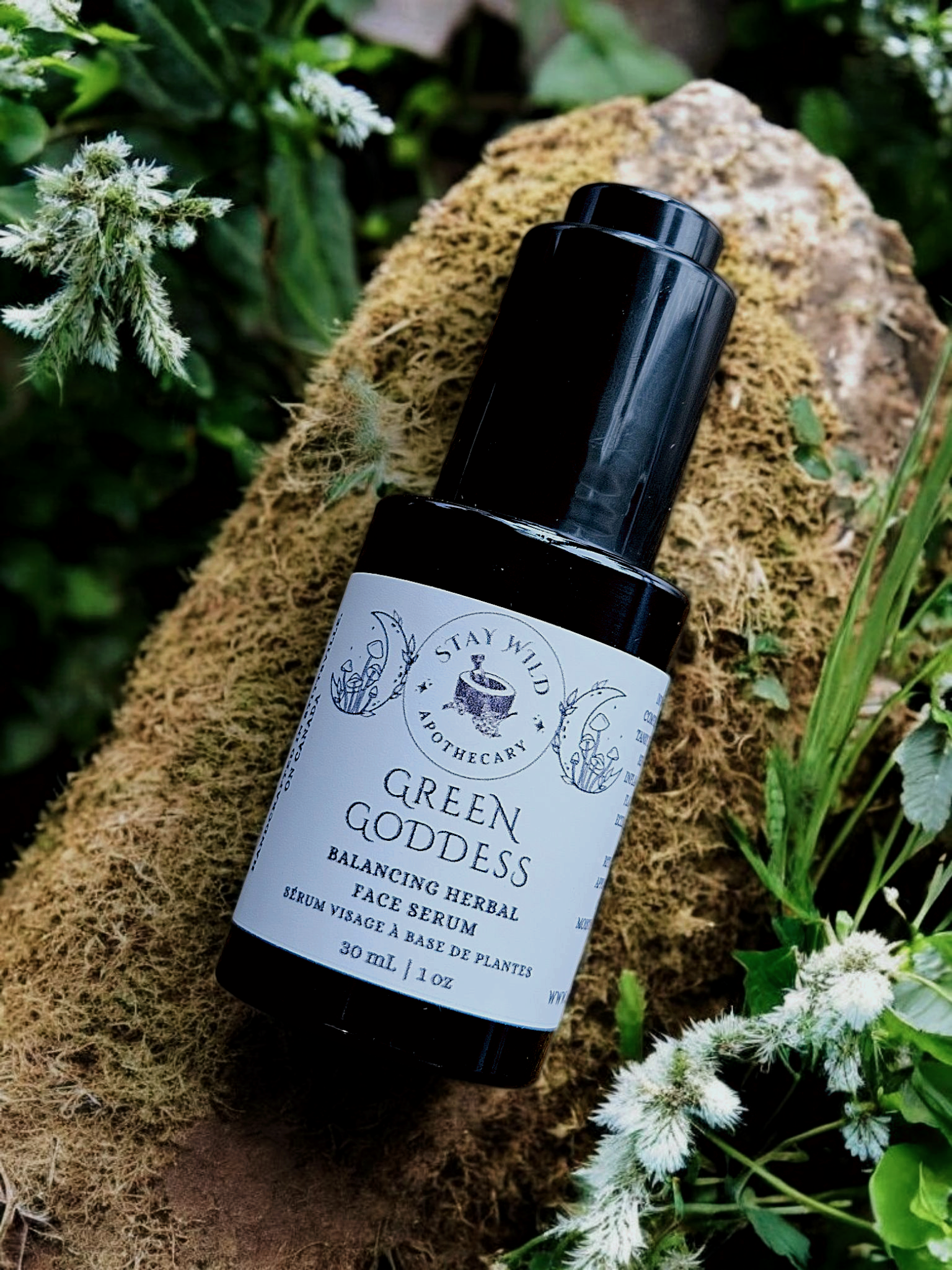 Green Goddess Herbal Face Serum