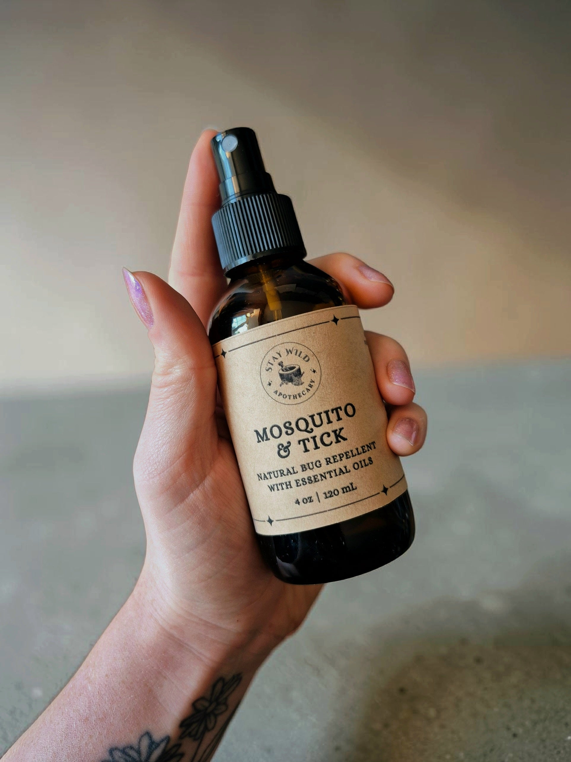 Mosquito & Tick Natural Bug Repellent