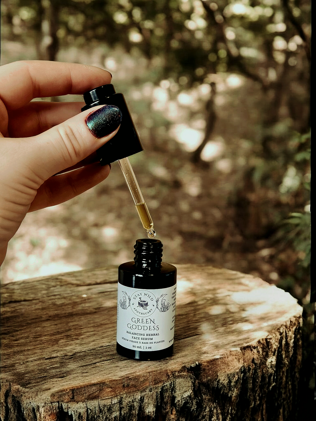 Green Goddess Herbal Face Serum