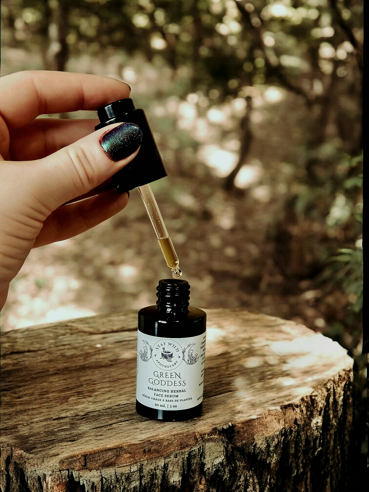 Green Goddess Herbal Face Serum