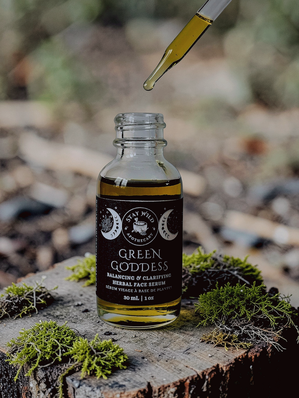 Green Goddess Herbal Face Serum