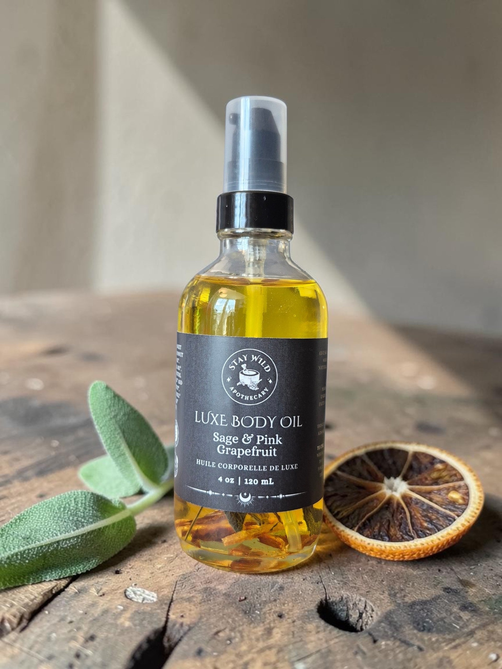 Luxe Body Oil - Grapefruit & Sage