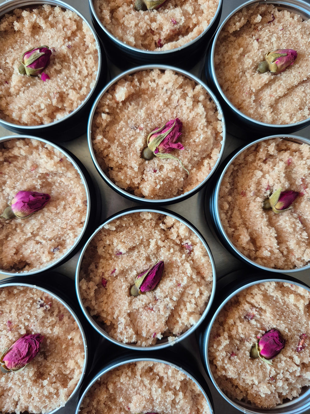 Rose & Vanilla Herbal Body Scrub