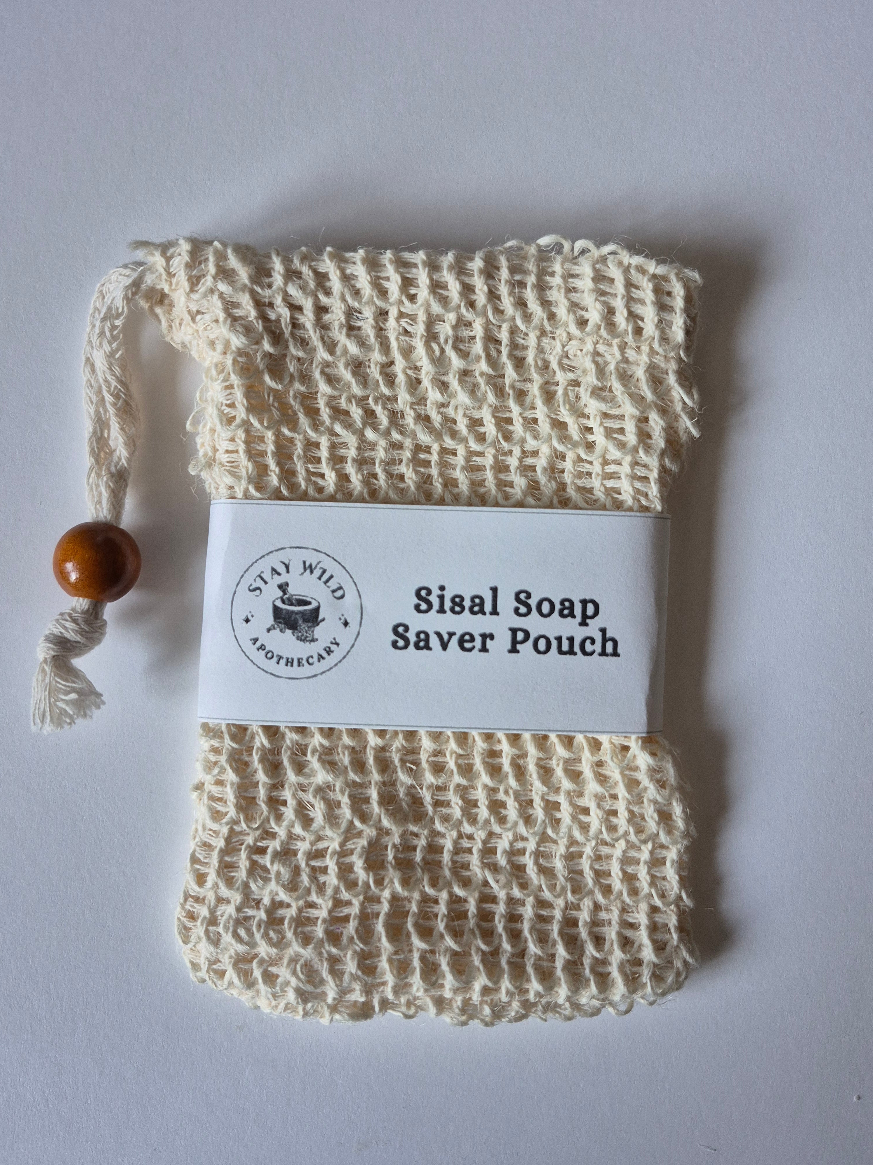 Sisal Soap Saver Pouch