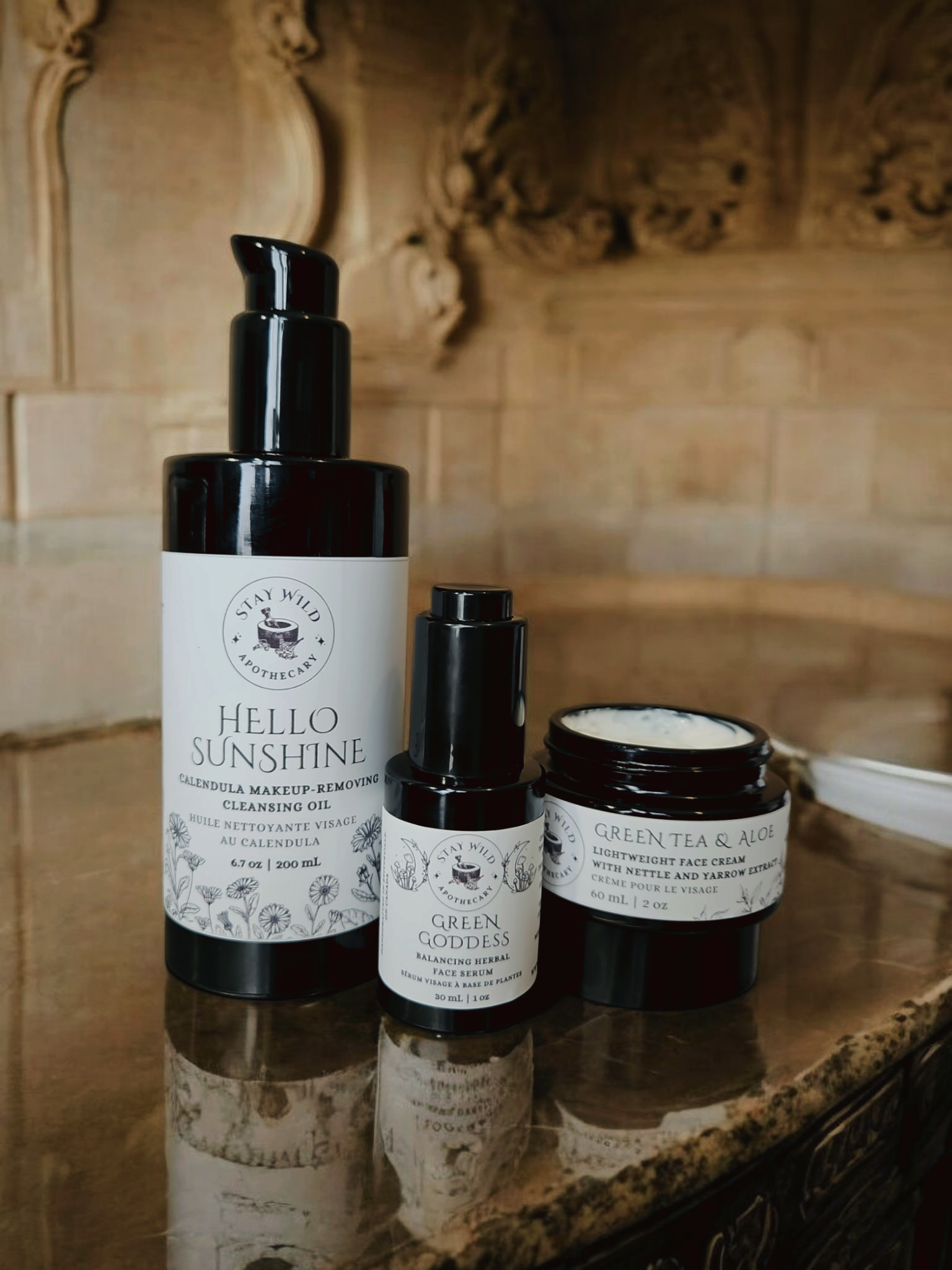 Green Goddess Herbal Face Serum