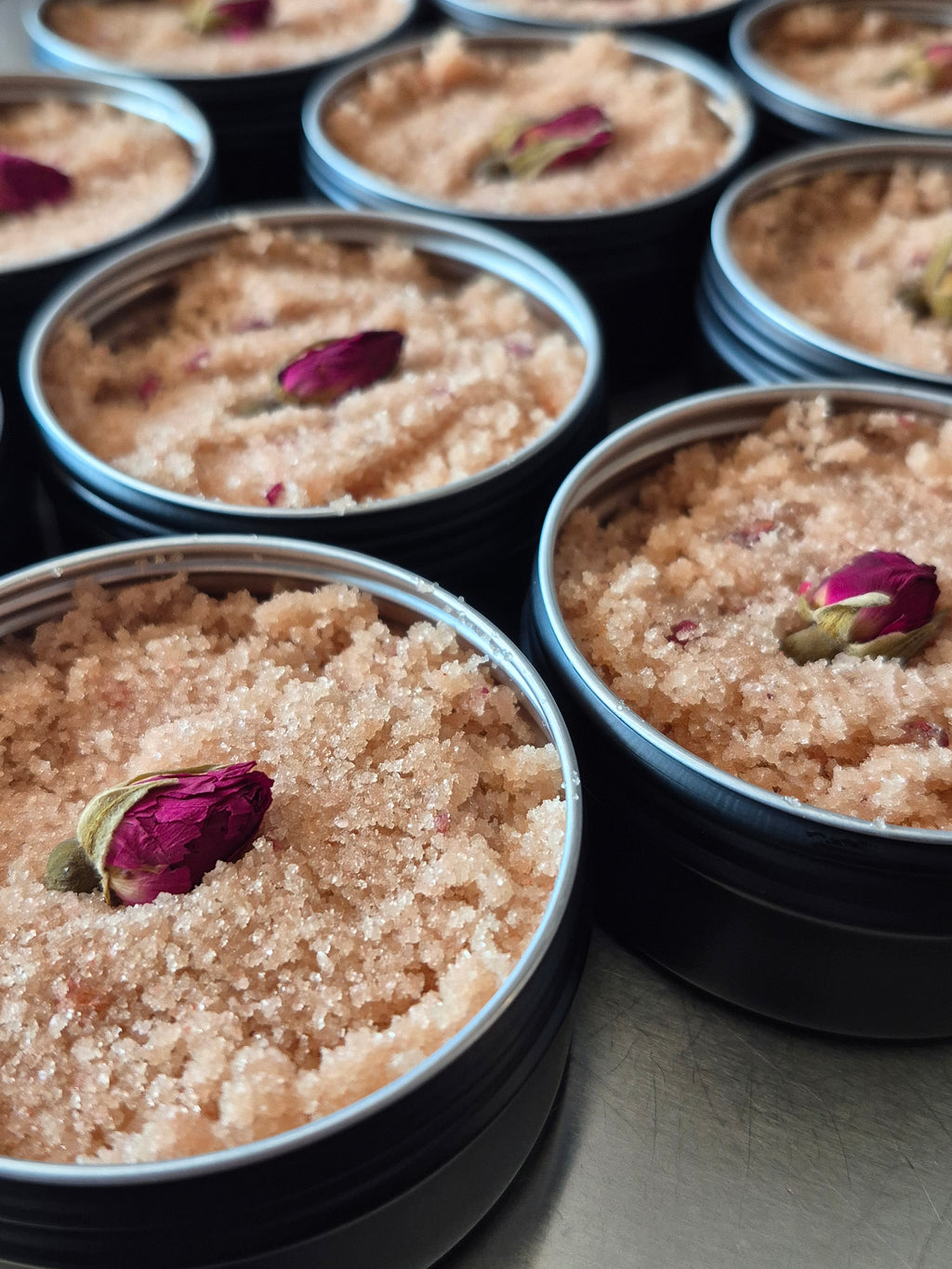 Rose & Vanilla Herbal Body Scrub