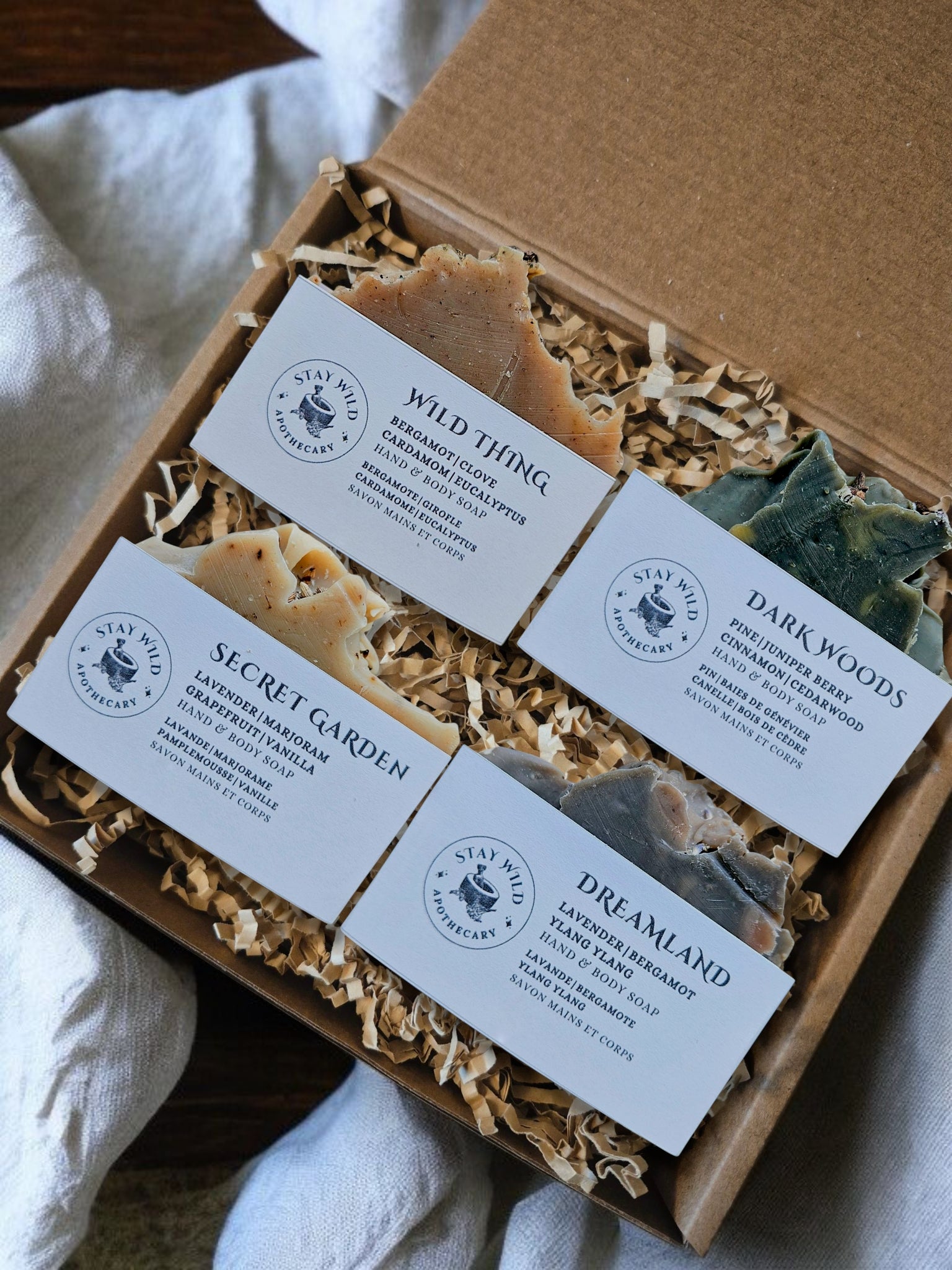 4 Half Sized Soap Bars