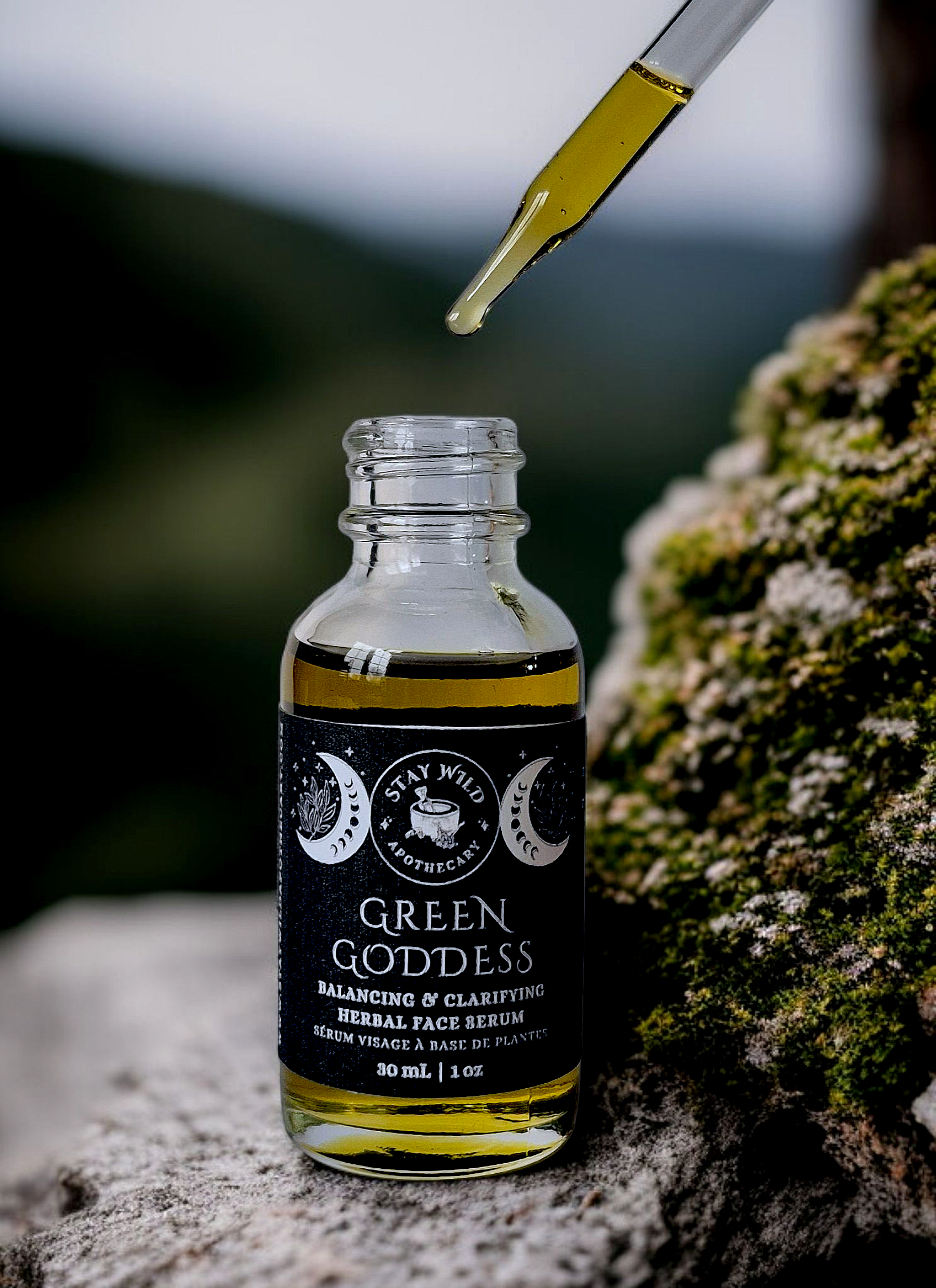 Green Goddess Herbal Face Serum