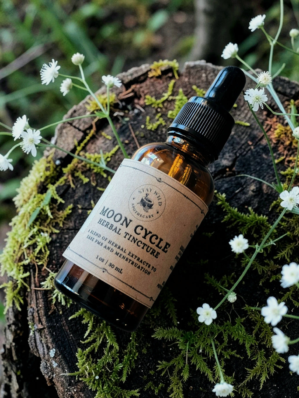 Moon Cycle Tincture | PMS and Menstruation Relief