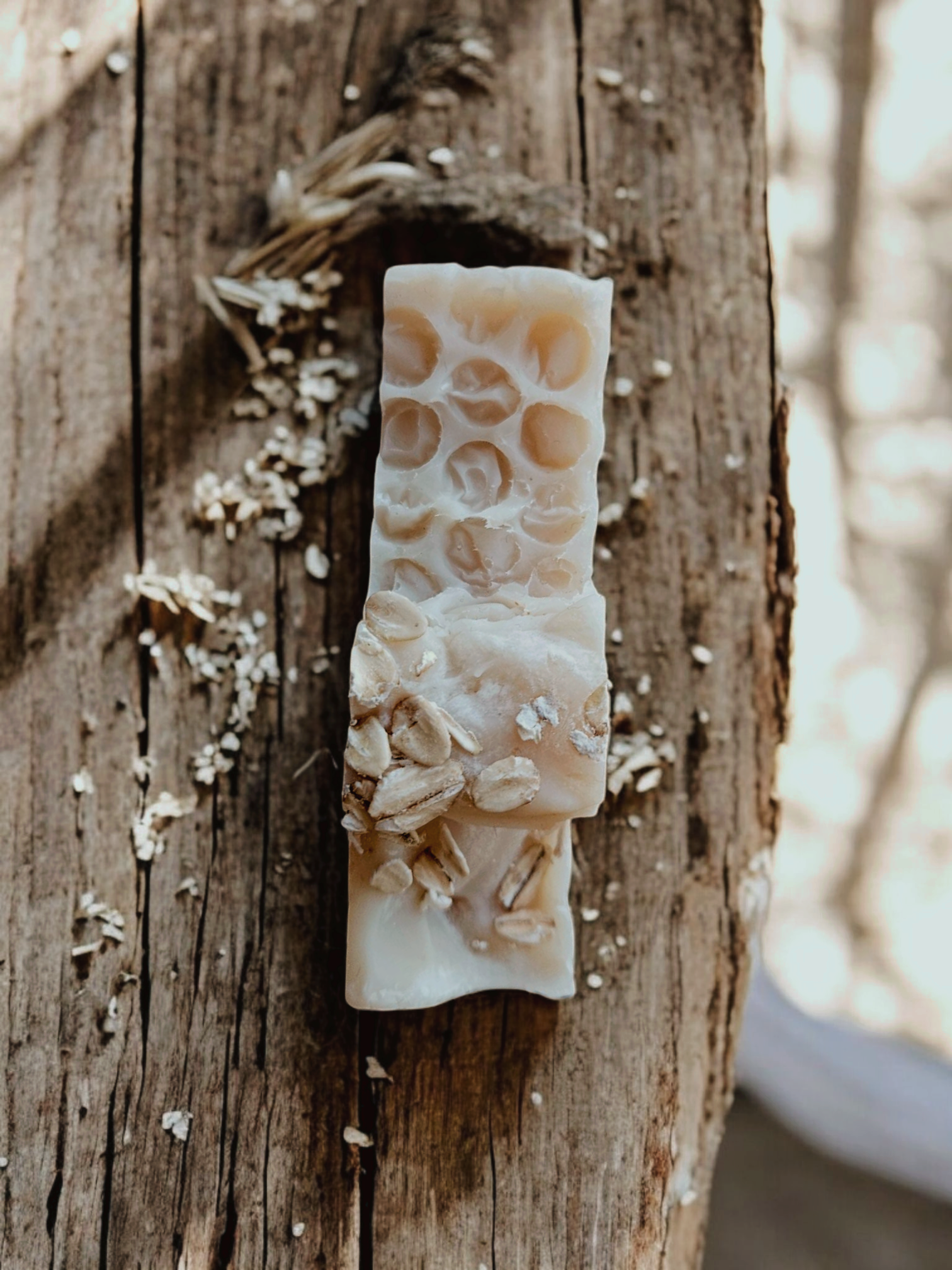 Oatmeal Honey Soap Bar (Unscented)